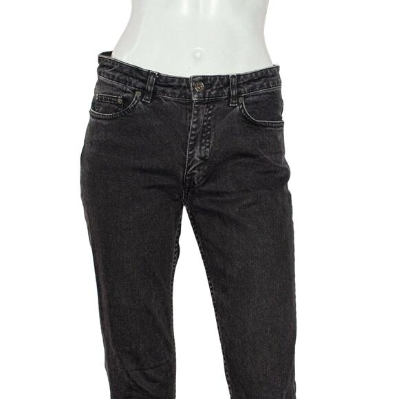ACNE Studios Size 25 ROW USED NIOR Denim Jeans Black - Picture 7 of 8